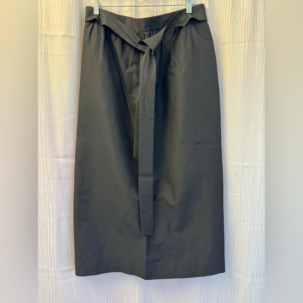 J. Crew Black Midi Skirt Timeless Elegance